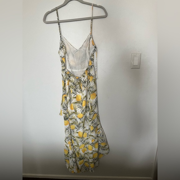Lush white dress with lemon print, small - Picture 2 of 14